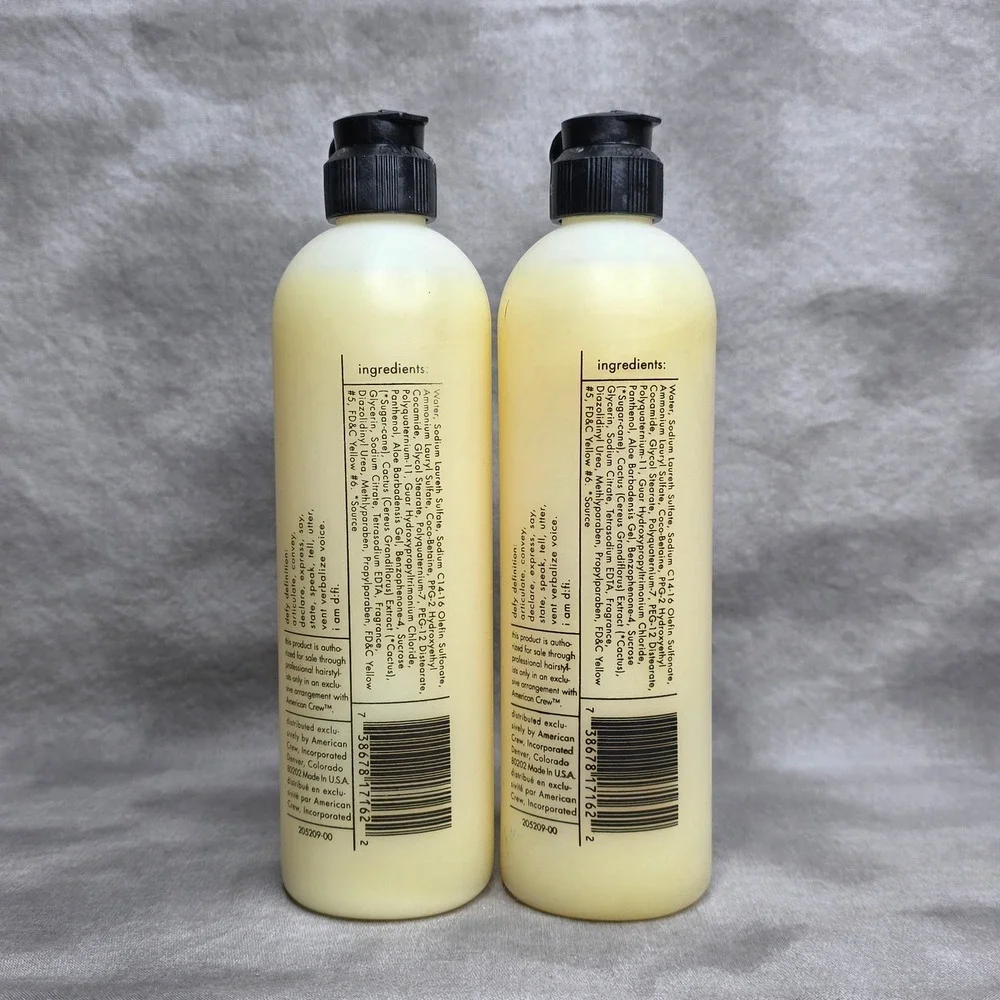 (X2) d:fi American Crew Hydrate:d Moisturizing‎ Shampoo 12 oz NOS HTF